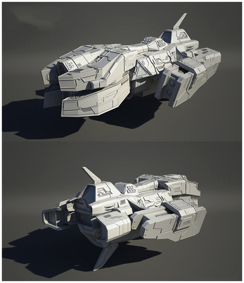 免費(fèi)模型下載(機(jī)械-飛船)|機(jī)械/交通|三維|裂谷游戲 - 原創(chuàng)設(shè)計作品 
